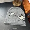 Moda Otoño e Invierno Versátil Gorro de Lana con Letras Casual Europeo y Americano Cálido para el Frío Gorros de Punto Transfronterizos Europeos y Americanos para Hombres y Mujeres