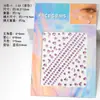 Novos Adesivos de Sobrancelha Transfronteiriços Pulseira Três em Um Decoração para Olhos e Rosto Adesivos de Diamante Borboleta Flor Adesivos Criativos de Beleza para Crianças