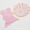 Mesa de Sobremesa Ornamento Descartável Suporte de Exibição Arranjo de Aniversário Infantil Mesa Decoração de Festa Prato Suporte para Bolo