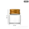 Lugar de fábrica tapa de aluminio de 37 mm tornillo de control botella Botella de Cordyceps botella de té de flores botella de polvo de vidrio botella de deriva botella de medicina