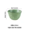 Conjunto de Louça Cerâmica Série Meia Lua Minimalista para Uso Doméstico, Combinação de Tigelas, Pratos e Colheres em Cor Sólida, Tigelas de Arroz, Travessas e Tigelas para Macarrão