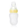 Mamadeira Personalizada de Boca Larga para Cereal de Arroz de Bebê, Ferramenta de Alimentação de Silicone com Cabeça de Colher Macia Tipo Squeeze, Mamadeira Ultra Macia