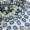 Accesorios de Nail Art de Moda Octagonales Largos de 10x14 mm Pedrería con Base Puntiaguda Pedrería Irregular Súper Brillante para Decoración de Uñas Venta al por Mayor