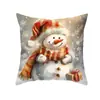 Amazon Transfronterizo Nuevo Muñeco de Nieve Abrazable Almohada Decoración de Ambiente Dormitorio Sala de Estar Oficina Almohada Abrazable Funda de Cojín
