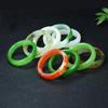 Pulseiras de Jade de Alta Qualidade, Pulseiras de Vidro com Pó de Jade Imitando Jade, Suprimento para Vendedores Ambulantes, Ágata, Jade Xiuyan, Jade Hetian, Pulseiras de Vidro Atacado