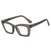 Armações de Óculos para Mulheres Estilo Europeu e Americano Acetato de Imitação Personalizadas Óculos de Grau Óculos Lisos Cor de Textura Combinando Núcleo Inserido Cp Comércio Exterior Em Estoque 2016