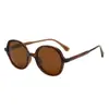 Novos Óculos de Sol Retro de Alta Qualidade para Viagem ao Ar Livre, Look Sem Maquiagem, Proteção UV, Tendência Tr Óculos de Sol Polarizados com Lentes Flat