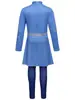 Descendientes 5 País de las Maravillas Oscuras disfraz cosplay transfronterizo vestido infantil de Caperucita Roja transfronterizo Halloween disfraz de princesa azul para actuación