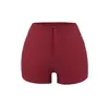 Estilo Puro Deseo Chica Atractiva de Cintura Alta Elásticos Ajustados Shorts de Verano Nueva Moda Versátiles Casuales Rectos Ceñidos al Cuerpo Pantalones Cortos Calientes para Mujer
