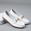 Zapatos de Suela de Goma Hechos a Medida para Mujer, Mocasines de Exportación para Primavera y Otoño, Zapatos de Talla Grande, Zapatos de Madre, Transpirables y Cómodos