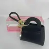 Mini monedero, Porta llaves de coche, Bolso de mano pequeño, Llavero, Billetera pequeña de cuero PU, Colgante