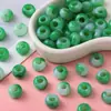 Cuentas de Cubo de Color Gelatina Acrílica Manchadas con Agujero Grande Cuentas Sueltas Material para Ensartar Pulseras Collares Hechos a Mano DIY Accesorios de Joyería