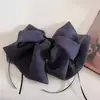 Pinza de Clip con Lazo de Malla y Gypsophila para Bebé, Pasador de Pelo de Gama Alta para Cola de Caballo Baja, Accesorios para el Cabello en la Parte Posterior de la Cabeza