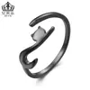 Anillo Abierto de Gato Lindo Chapado en Cobre Platino Aifula Anillo Ajustable Divertido de Animal Mascota Joyería al por Mayor para Mujeres