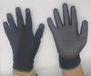 Guantes de Palma Recubiertos de PU al por Mayor para Fabricantes, Blancos, Negros, Grises Recubiertos, Libres de Polvo, Guantes de Protección Laboral de Poliéster Recubiertos de Caucho para Hombres y Mujeres