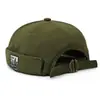 Gorra de melón estilo japonés retro británico para hombre cuatro estaciones hip-hop versión coreana boina sombrero para gente de moda callejera sombrero de propietario sin ala para mujer