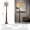 Luminária de Chão Vertical Design Criativo Ins Grande Sala de Estar Quarto Estilo Simples Retrô Escandinavo Atmosférico Wabi-Sabi