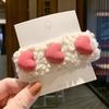 Horquilla de Peluche Otoño e Invierno Horquilla Estrella Dopamina Pinza Peluda Pinza de Pico de Pato Celebridad de Internet Corazón de Niña Venta al por Mayor Corazón
