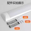 Tubo de Luz LED Tri-Proof de Purificación con Soporte Integrado Lámpara Fluorescente T8 Montada en Techo Soporte a Prueba de Polvo