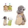 Ropa para Perros Mascotas Ropa para Mascotas Gato Otoño e Invierno Teddy Bichón Pomerania 24 Chaleco de Polar con Apertura en la Espalda