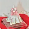 Topper de Acrílico para Pastel 'Amor' Día de San Valentín Decoración de Pastel Confesión de Pareja Día de San Valentín Decoración de Pastel Día de San Valentín