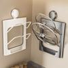 Soporte para Tapas de Olla con Ventosa Perforador Colocador Estante de Almacenamiento de Cocina Montado en la Pared sin Perforaciones Estante Multifuncional para Tabla de Cortar Tabla de Picar