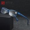 Nuevos lentes presbicia para hombre, lentes presbicia de negocios, montura de metal TR90, patilla con resorte, lentes de lectura 818 venta al por mayor de fábrica