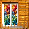 Variedad de Plantas y Flores Nuevas Coloridos Retro Acolchado Adsorción Electrostática Doble Cara Ventana Visual Embellecimiento Pegatinas Decorativas para Ventanas