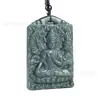 Ventas Directas de Fábrica Colgante de Jade Hetian Guanyin collar de jade colgante de jade colgante de jade Bodhisattva marca de jade elegante para hombre Al por mayor
