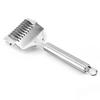 Atacado spot tubo tangente de macarrão manual de aço inoxidável cortador de cebola roda de corte faca utensílio de cozinha