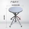 Mesa Giratória de Pintura por Spray 360 Graus, Mesa de Embalagem Rápida, Suporte de Pintura para Móveis, Mesa Giratória Elevatória e Dobrável