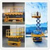 Plataforma Elevadora de Tijera Montada en Vehículo 6.8m Plataforma Elevadora de Mantenimiento a Gran Altura Camioneta Camión Pickup Plataforma Elevadora Montada