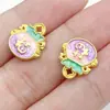 Pingente tradicional de peixe koi com gota de óleo banhado a ouro para riqueza e fortuna, nova pulseira de liga estilo chinês, acessórios de joias com caractere da fortuna atacado
