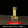 Latão Puro Pedra Taishan Tartaruga Dragão Gandang Enfeites Entrada de Casa Varanda Artesanato Decorativo de Metal