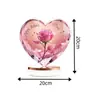 Nuevas Decoraciones Navideñas: Portarretratos Acrílico Bohemio con Tarjeta de Inserción, Manualidades Transfronterizas con Forma de Corazón Estilo 2D, Diseño Plano