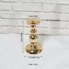 Portavelas de Cabeza Única Estilo Europeo, Decoración Romántica de Arte de Hierro para Bodas, Portavelas Pequeño para Cena a la Luz de Velas, Portavelas Estilo Occidental, Mesa de Comedor