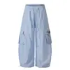 Calça Casual Jovial Tendência Xadrez com Múltiplos Bolsos Feminina Fresca Estilo Japonês de Alta Qualidade Fornecimento Atacado 2026 10