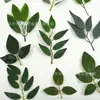 Set Premium de Plantas Verdes Artificiales de 52 Piezas, Hojas y Plantas Acuáticas, Arreglos Florales Transfronterizos, Guirnaldas de Flores, Ramos, Accesorios de Decoración para Bodas
