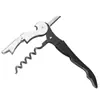 Abridor de botellas de vino de acero inoxidable, abridor de botellas de vino, cuchillo para vino, cuchillo de caballito de mar, herramienta multifunción, se puede imprimir el logotipo