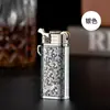 Encendedor Recargable Tangcao Llama Azul Directa Arena Floral de Lujo Modelo Nuevo Retro Regalo para Novio Estilo Celebridad de Internet Sensación de Alta Gama