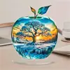 Venta Caliente Transfronteriza Dibujos Animados Manzana Creativo Hogar Sala de Estar Escritorio Plano Adornos Acrílico Regalo Mesa 2D