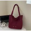 Bolso Tote Vintage Texturizado de Gama Alta para Mujer, Tendencia Otoño 2025, Gran Capacidad, Lujo Ligero, Casual, de Hombro/Debajo del Brazo