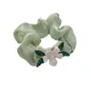 Flor de Gardênia Promessa Gentil Esperando a Flor Acessórios de Cabelo Headwear Estilo Coreano Celebridade da Internet Novo Estilo Laço de Cabelo para Menina Argola de Cabelo Intestino Grosso