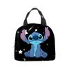 Bolsa de almuerzo con diseño de estrella de Stitch, lonchera de dibujos animados de Stitch para bebé, bolsa de picnic de papel de aluminio, lonchera portátil, bolsa de hielo