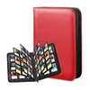 Álbum de Tarjetas de 9 Compartimentos de Fabricante Original Gran Capacidad Versión con Cremallera para Colección de Tarjetas Ultraman Magic Card Pokemon Card