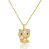 Collar para Mujer, Nuevo Colgante de Amor Transfronterizo de Moda, Diseño Nicho, Collar de Cadena para Clavícula Simple y Versátil