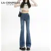 Jeans Acampanados Negros para Mujer, Tendencia Otoño 2025 Versátiles Nuevos de Cintura Alta Ajustados al Cuerpo Pantalones Bootcut