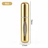 Nova Garrafa Mini Autopompante Recarregável de 5ml para Perfume Portátil com Base Spray Que Pode Ser Recarregada, Garrafa de Alumínio Vazia para Perfume