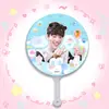 Xiao Zhan Artículos de Celebridad Artículos para Fans Abanico Grande Publicidad de Abanico Abanico Transparente Materiales para Bricolaje