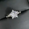 Anillo abierto pequeño de moissanita vintage de 1 quilate con encaje de imitación y diamantes sueltos de platino pt950.